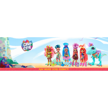 Cave Club Lalka Fernessa Pterodaktyl Ptilly Zestaw